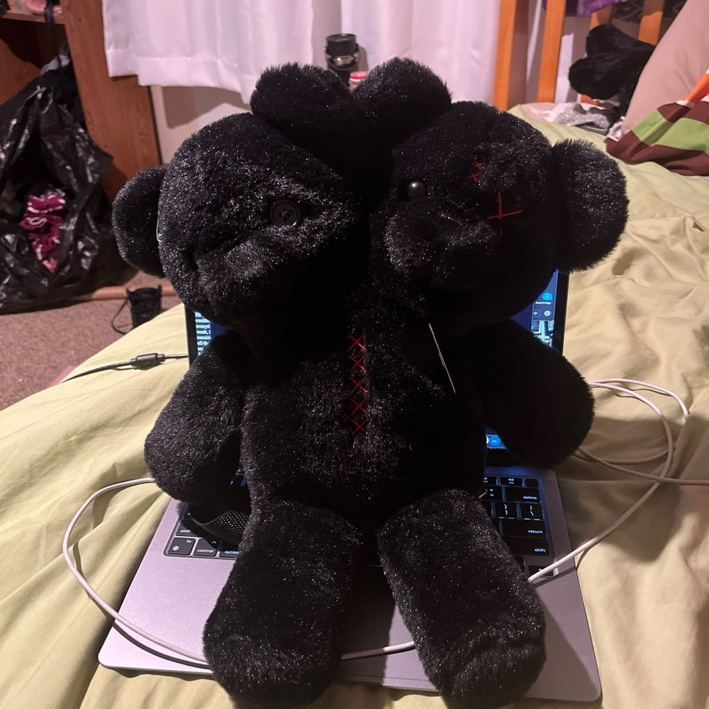 Two headed ready bear backpack